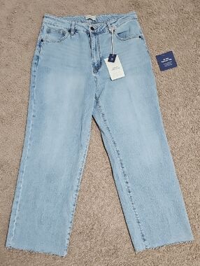 Oliver Logan Aberdeen Wide Leg Crop Jeans 30